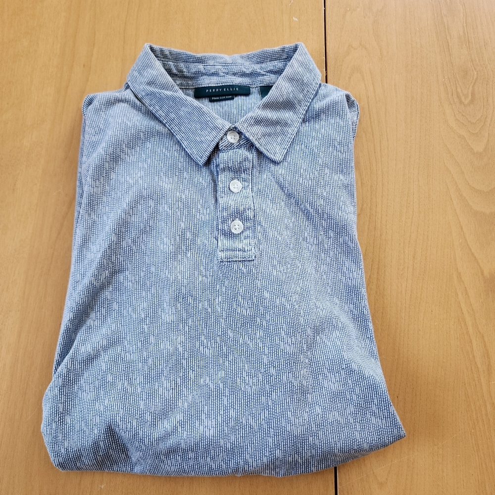 Mens Perry Ellis golf shirt polo sz XL